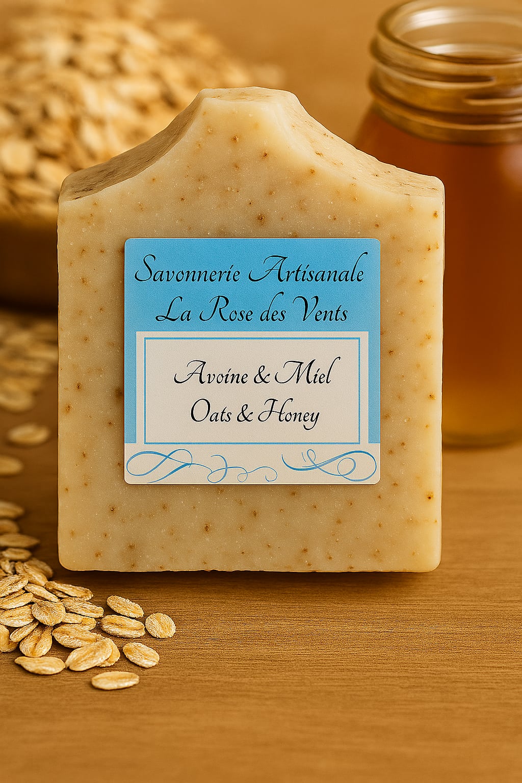 Savon Avoine & Miel exfoliant au graines de pavot